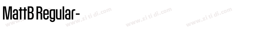 MattB Regular字体转换 MattB Regular字体转换